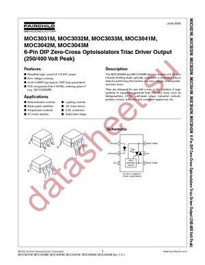 MOC3031SM datasheet  